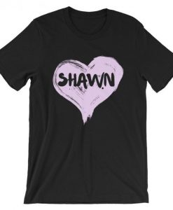 Shawn Heart Short-Sleeve Unisex T Shirt ZX06