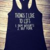 THINGS LIKE TO LIFT TANK TOP ZX06