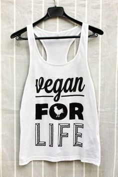 VEGAN FOR LIFE TANK TOP ZX06