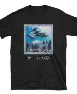 Vaporwave Dolphins T-Shirt RE23