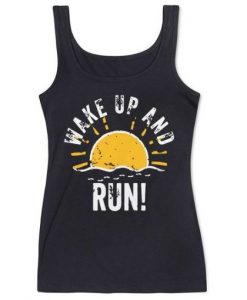 WAKE UP AND RUN TANK TOP ZX06