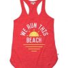 WE RUN THIS BEACH TANK TOP ZX06