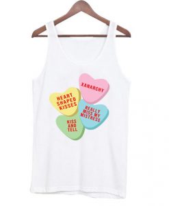 Xanarchy candy Heart Pink Tanktop ADR