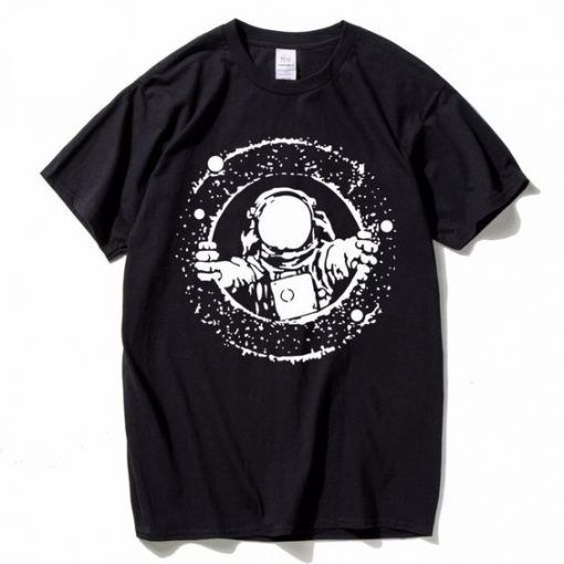 Astronaut Print T-Shirt ZX06