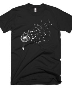 Dandelion Music Note T-Shirt ZX06