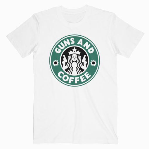 Guns And Coffee T-Shirt RE23