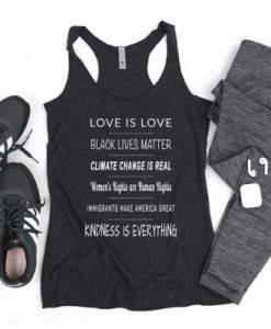 LOVE IS LOVE MATTER TANK TOP ZX06