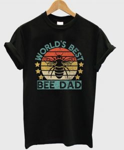 world's best bee dad t-shirt ZX06