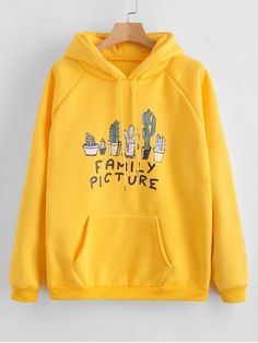 CACTUS FAMILY PICTURE HOODIE RE23