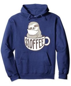 COFFEE SLOTH HOODIE RE23