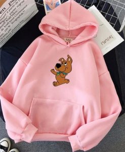 CUTE DOG PRINT HOODIE RE23