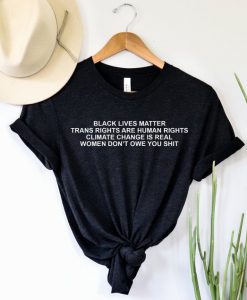 Feminist Shirt Love Is Love Black Lives Matter T-shirt RE23