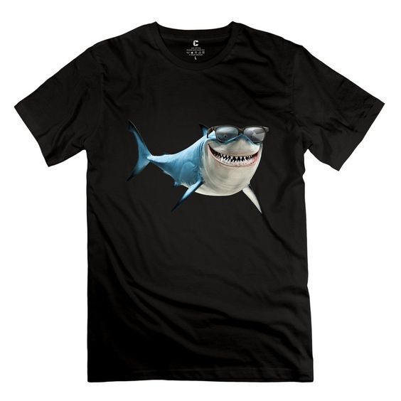 Funny Finding Nemo Bruce Sunglasses T-shirt RE23