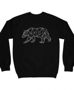 GEOMETRIC BEAR SWEATSHIRT G07