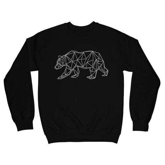 GEOMETRIC BEAR SWEATSHIRT G07