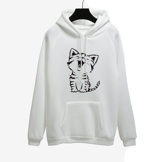 HAPPY CAT HOODIE RE23