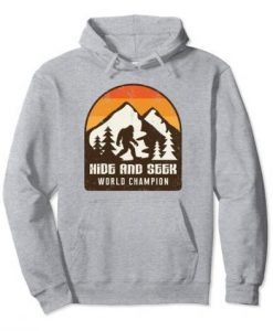 HIDE AND SEEK VITAGE RETRO HOODIE RE23