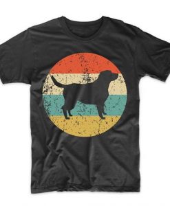 Labrador Retriever Vintage Retro T-Shirt RE23