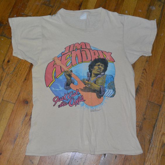 RaRe 1982 JIMI HENDRIX vintage rock band  t-shirt RE23