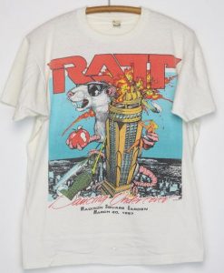 Ratt Vintage 1987 Dancing Undercover Tour Concert T-shirt RE23