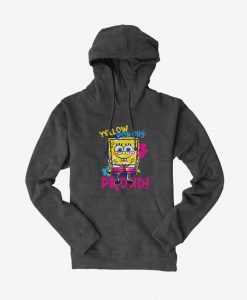 SPONGEBOB YELLOW POROUS AND PRIDE HOODIE RE23