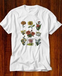 VINTAGE BOTANICAL FLORAL T-SHIRT G07