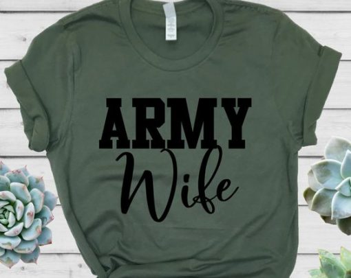 ARMY WIFE T-SHIRT RE23