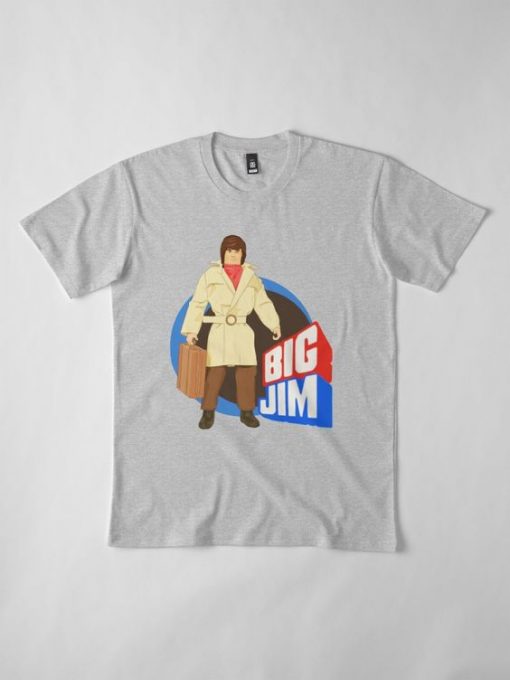 BIG JIM ACTION FIGURE SPY T-SHIRT RE23