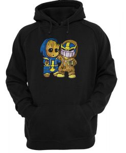 BABY GROOT AND THANOS HOODIE DN23