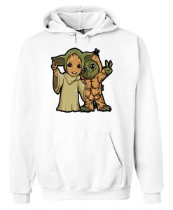 BABY YODA AND BABY GROOT HOODIE DN23