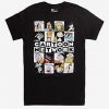 CARTOON NETWORK CHECKERED BOX CHARACTERS T-SHIRT DN23