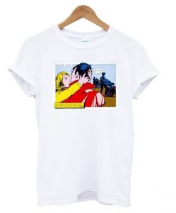 COMIC STRIP KISS T-SHIRT RE23