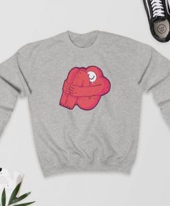 CUTE LONELY MONSTER SWEATSHIRT RE23