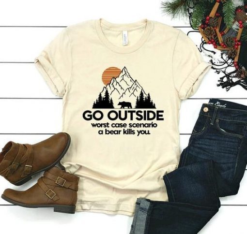 GO OUTSIDE T-SHIRT RE23