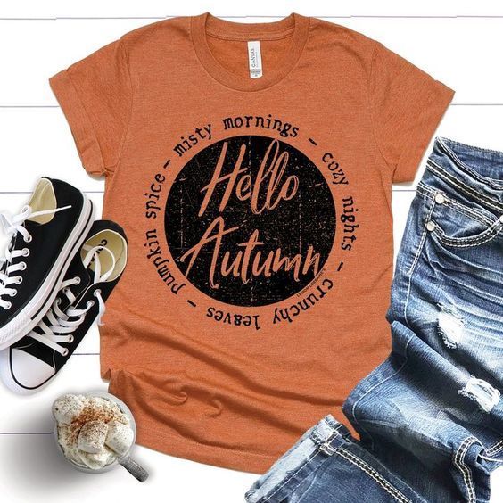 HELLO AUTUMN T-SHIRT RE23