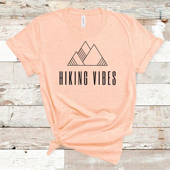 HIKING SHIRT FOR WOMEN HIKING VIBES T-SHIRT DN23