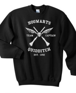 HOGWARTS QUIDDITCH EST 1092 TEAM CAPTAIN SWEATSHIRT RE23