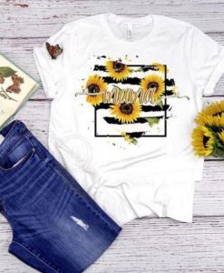 MAMA SUNFLOWER T-SHIRT RE23