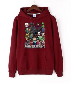 MINECRAFT CARTOON PRINT HOODIE DN23