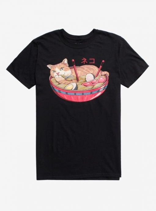 NEKO RAMEN T-SHIRT RE23