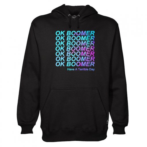 OK BOOMER HAVE A TERRIBLE DAY HOODIE DN23