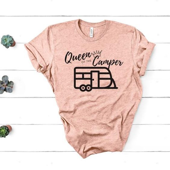 QUEEN OF THE CAMPER T-SHIRT DN23