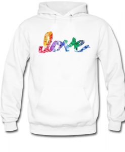 RAINBOW LOVE HOODIE DN23