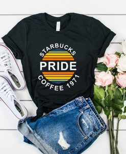 STARBUCKS PRIDE COFFE 1971 T-SHIRT RE23