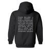 THE DESCRIPTION OF A HOODIE BACK DN23