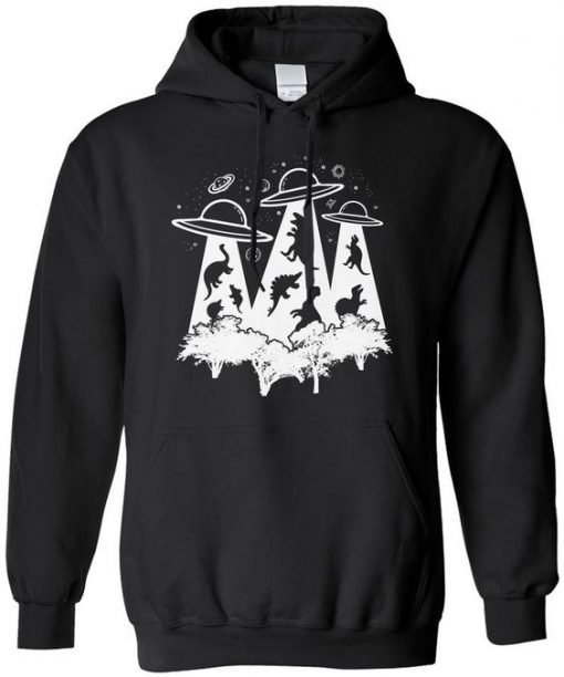 DINOSAUR ALIEN ABDUCTION HOODIE DNXRE