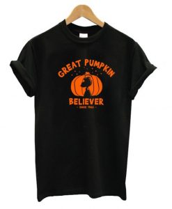 GREAT PUMPKIN BELIEVER HALLOWEEN T-SHIRT DNXRE