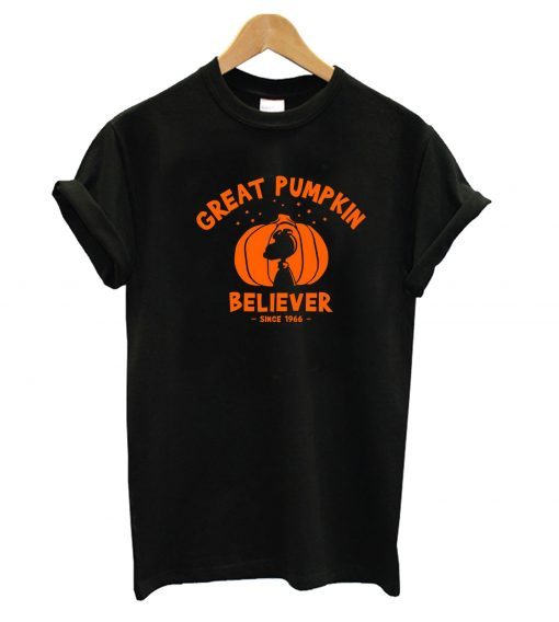 GREAT PUMPKIN BELIEVER HALLOWEEN T-SHIRT DNXRE