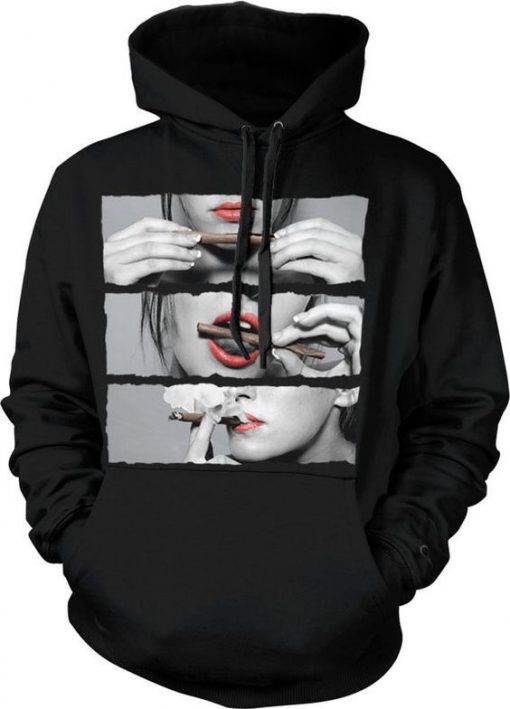 HOT GIRL ROLLING BLUNT HOODIE DNXRE