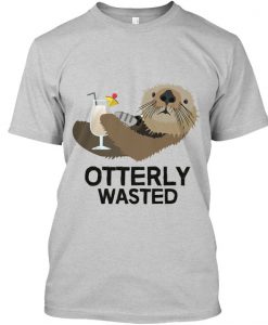 OTTERLY WASTED DRINKING T-SHIRT DNXRE